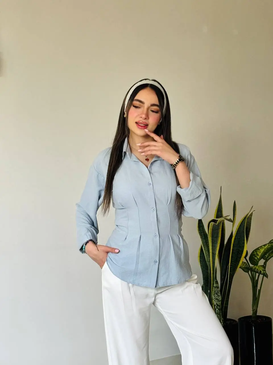 شومیز کمر فیت
